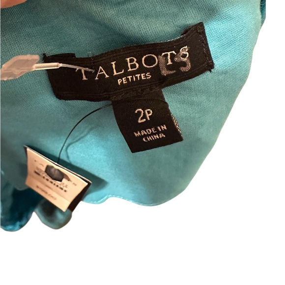 Talbots Lace Midi Dress - Turquoise - Picture 4 of 5